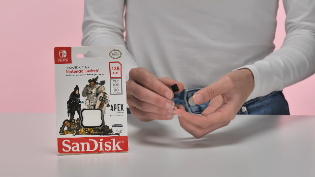 SanDisk 128GB microSDXC card for Nintendo Switch consoles