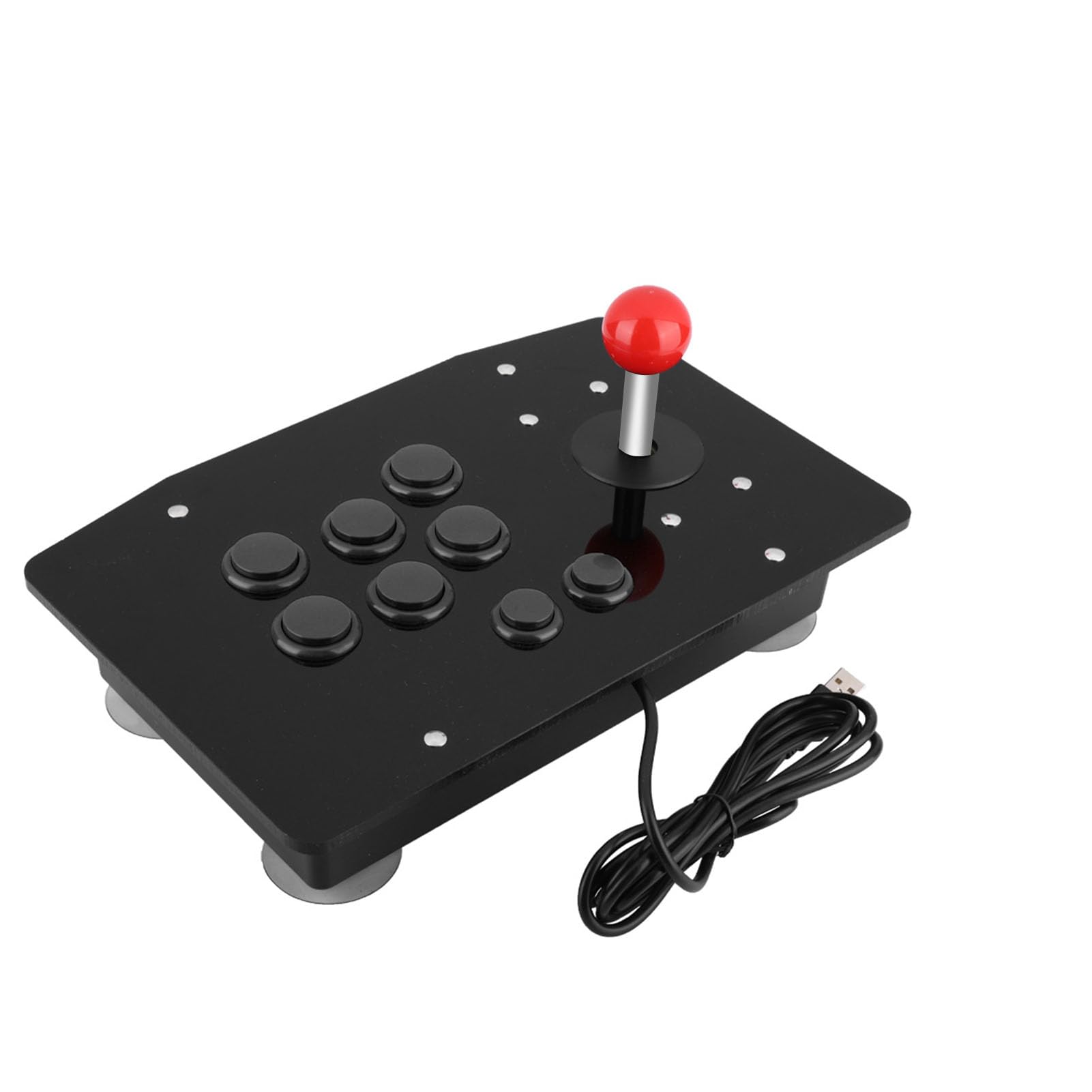 Joystick di Gioco Rocker, Controller di Gioco, Pulsanti di Tipo Scheda 3D, con Scheda Ignifuga, Controller di Gioco a 8 Pulsanti, per PC Fight Stick
