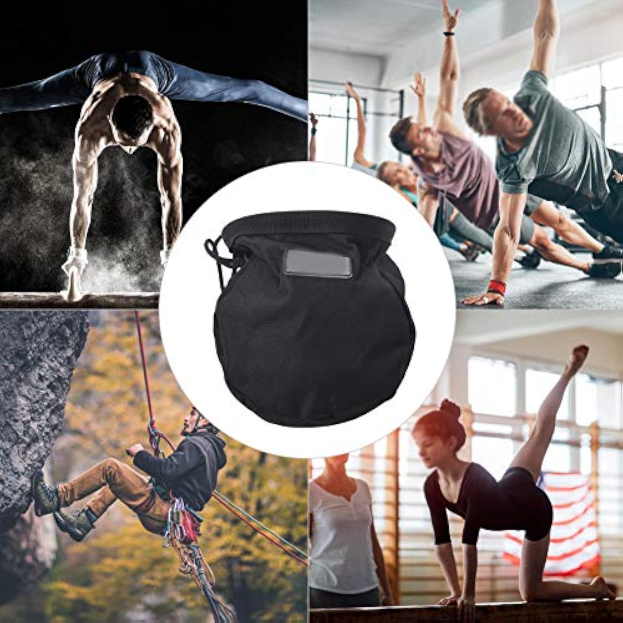 Rock Climbing Powder Bag with Zipper