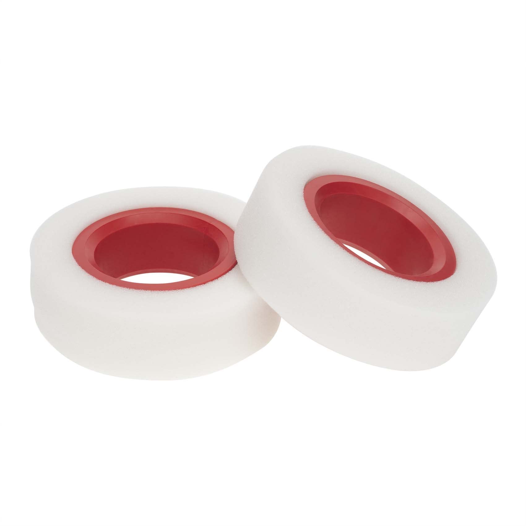 KEEDA 4PCS Dual Stage TPE Foam Sponge Inserts for 1/10 RC Crawler Car 1.9 inch Wheel Tire Axial SCX10 D90 TRX4 TRX6 (100mm, Red) - Image 3