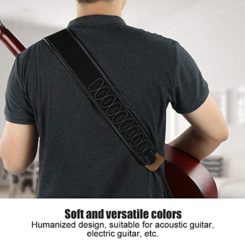 Sangle Guitare Électrique,Sangles Guitare en Cuir Durable,Sangle D’Instrument Musique Légère et Pratique À Longueur… - Les Beatles, Paul McCartney, John Lennon, RIngo Starr, George Harrison Sangle Guitare Électrique,Sangles Guitare en Cuir Durable,Sangle D'Instrument Musique Légère et Pratique À Longueur… – Image 4