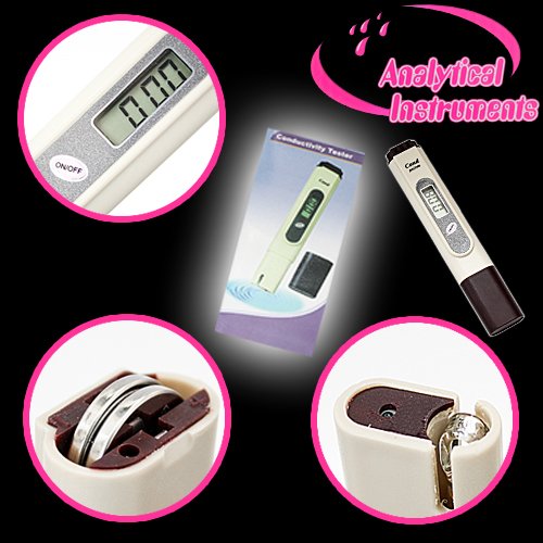 MISURATORE EC METER CONDUTTIVIMETRO PH ACQUARIO TDS EC3