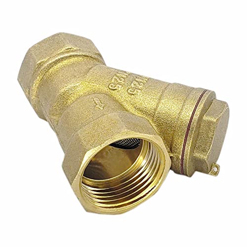 Filtro Y 1 pol. Latão Forjado Tela Em Inox Ask