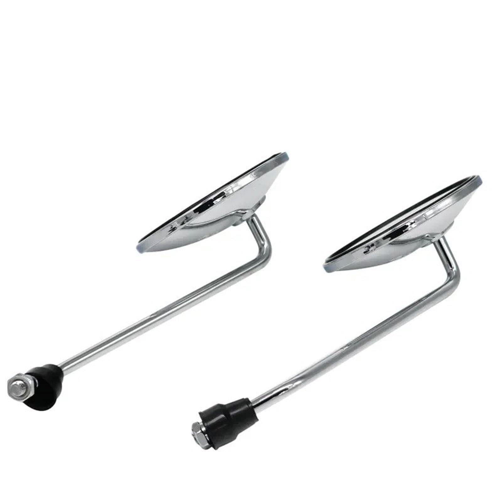 retroviseur guidon Rétroviseur De Moto 2 Pièces/paire Rétroviseurs De Vélo Électrique Rétroviseur Latéral De Cyclomoteur 8mm Rond
