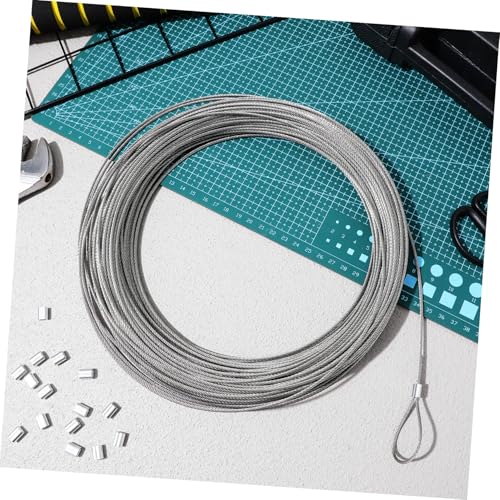 Câble en acier inoxydable corde à linge extérieur balcon fil gris