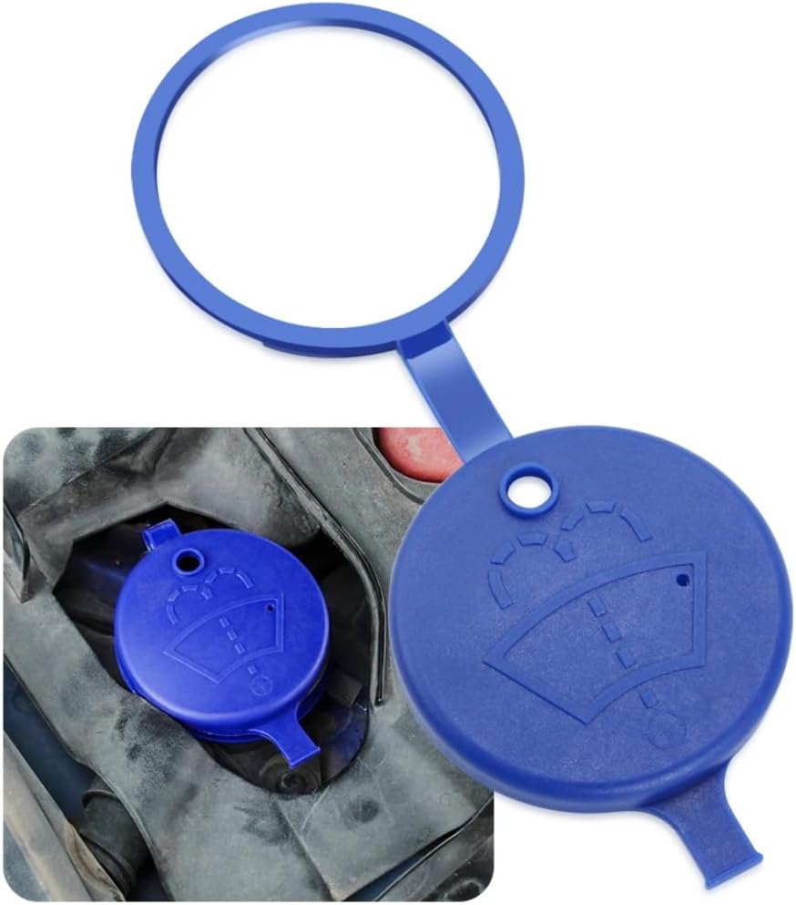 Windshield Washer Fluid Cap for VW Polo Golf 7 Tiguan, Car Wiper Reservoir Washer Bottle Cap