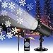 ROVLAK LED Projektor Weihnachten Projektor Lampe Schneefall Effektlicht mit Fernbedienung IP65 Wasserdichter Außen und Innen Deko Schneeflocke LED Projektor Lichter für Party Geburtstag Halloween