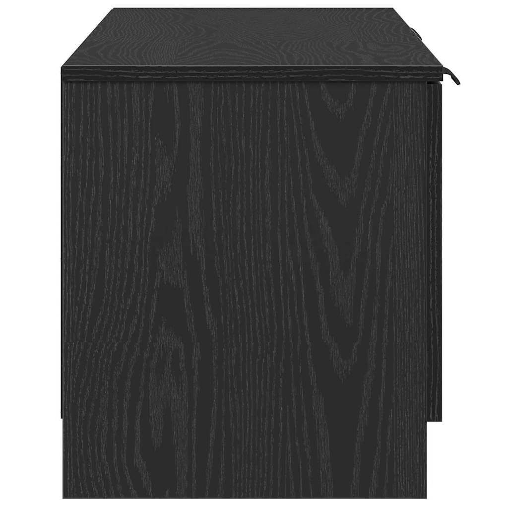 55 Inch Engineered Wood TV Stand with Drawers | Features sleek steel handles and ample storage, ideal as a modern living room entertainment center for media devices.