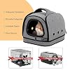 Petsfit Dog Travel Crate Small Design, Soft Sided Small Dog Kennel & Cat Kennel, Fit for Approved Travel, Camping, Outdoor Use