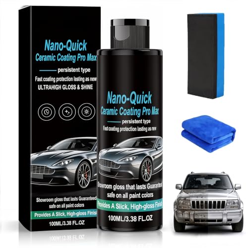 Nano-Quick-Ceramic-Coating-Pro-Max-Quick-Effect-Coating-Agent-338-floz Nano-Quick Ceramic Coating Pro Max, Quick Effect Coating Agent, 3.38 fl.oz - Image 1