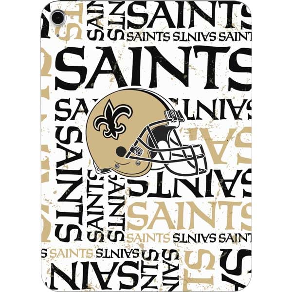 Skinit Decal Tablet Skin Compatible with iPad 11th Gen (2025) - Officially Licensed NFL New Orleans Saints - Blast Design