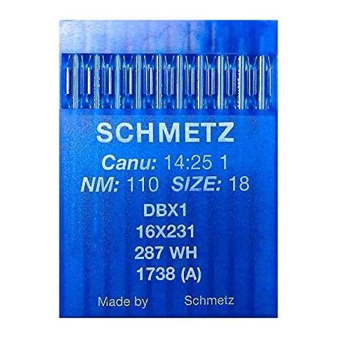 Schmetz 10 Needles for Industrial Sewing Machines Cover