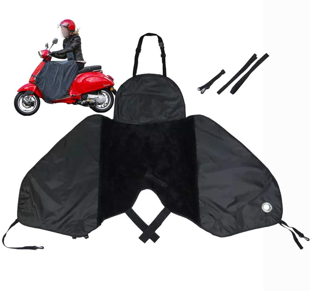 BLUEZY Cubre Piernas para Motos Manta Moto Cubrepiernas para Scooter Invierno Cubre Piernas Impermeable Termica Protector para la Lluvia fría Conductor de Invierno