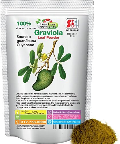 Graviola Leaf, Powder - Guanabana, Soursop, Guyabano - Free Shipping, 250g (8.8oz)
