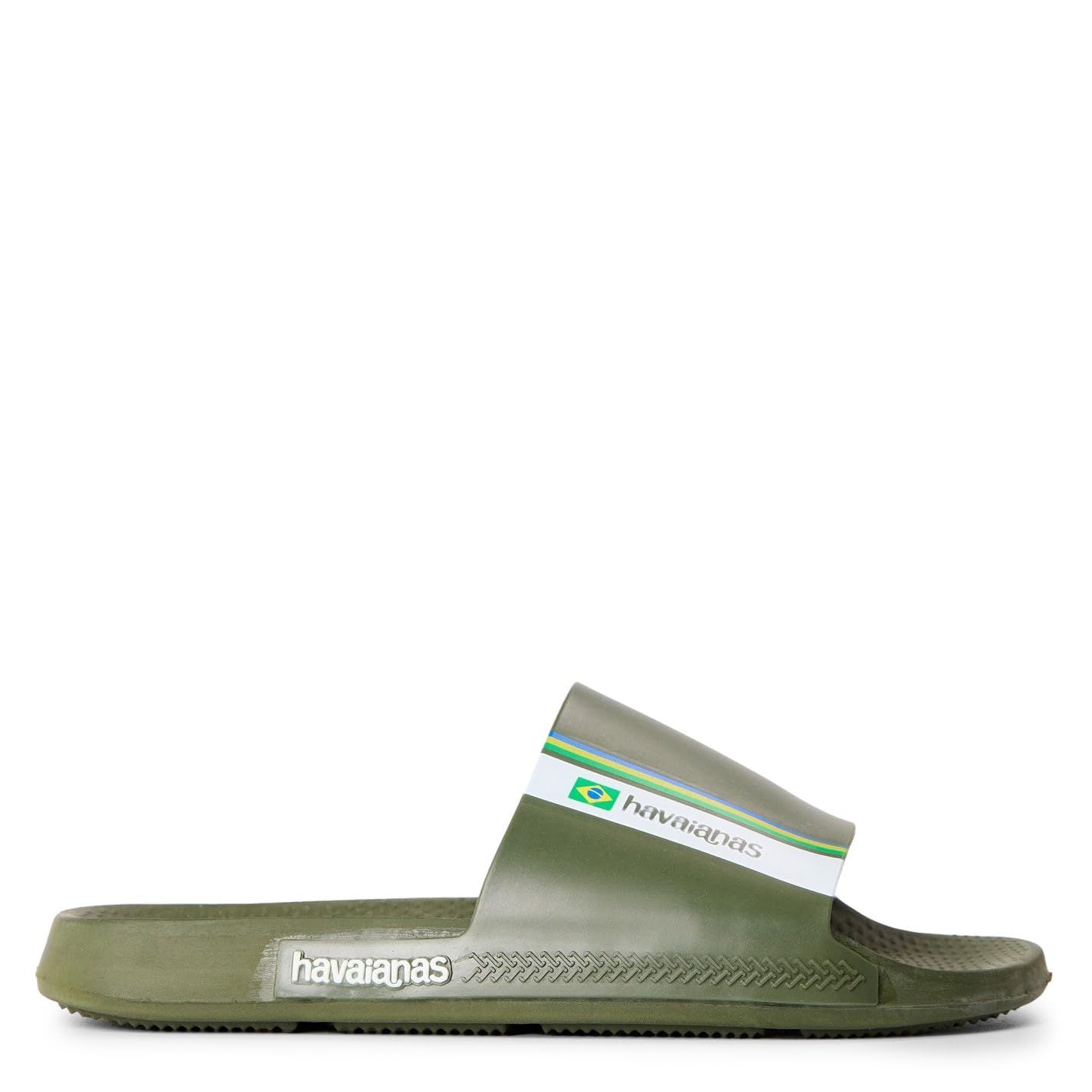 Havaianas Slide Brasil, Infradito Unisex - Adulto, Verde, 35/36 Eu-image