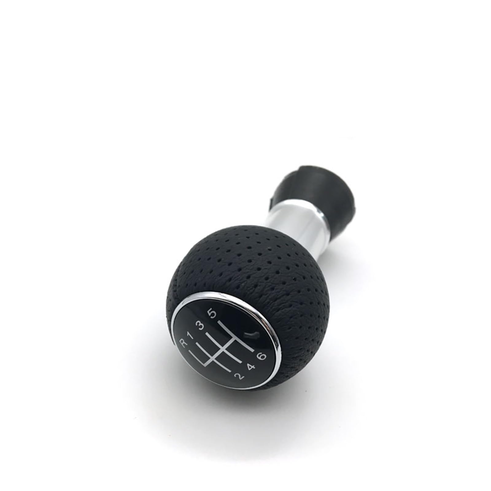 Mkgkacvcpt 6 Speed Knob Upgrade Gear Shifter Knob For A4 8E B6 B7 2000-2008 Black
