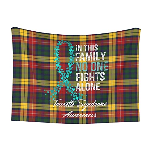 Tourette Syndrome Awareness Soft and Cozy Pet Blanket for Dogs and Cats - Versatile and Comfortable Medium