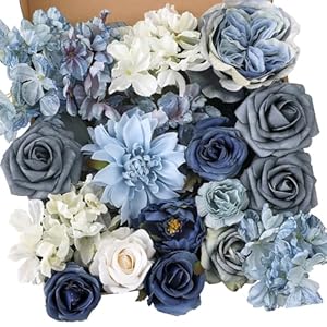 Artificial Flowers Combo Box Set Du...
