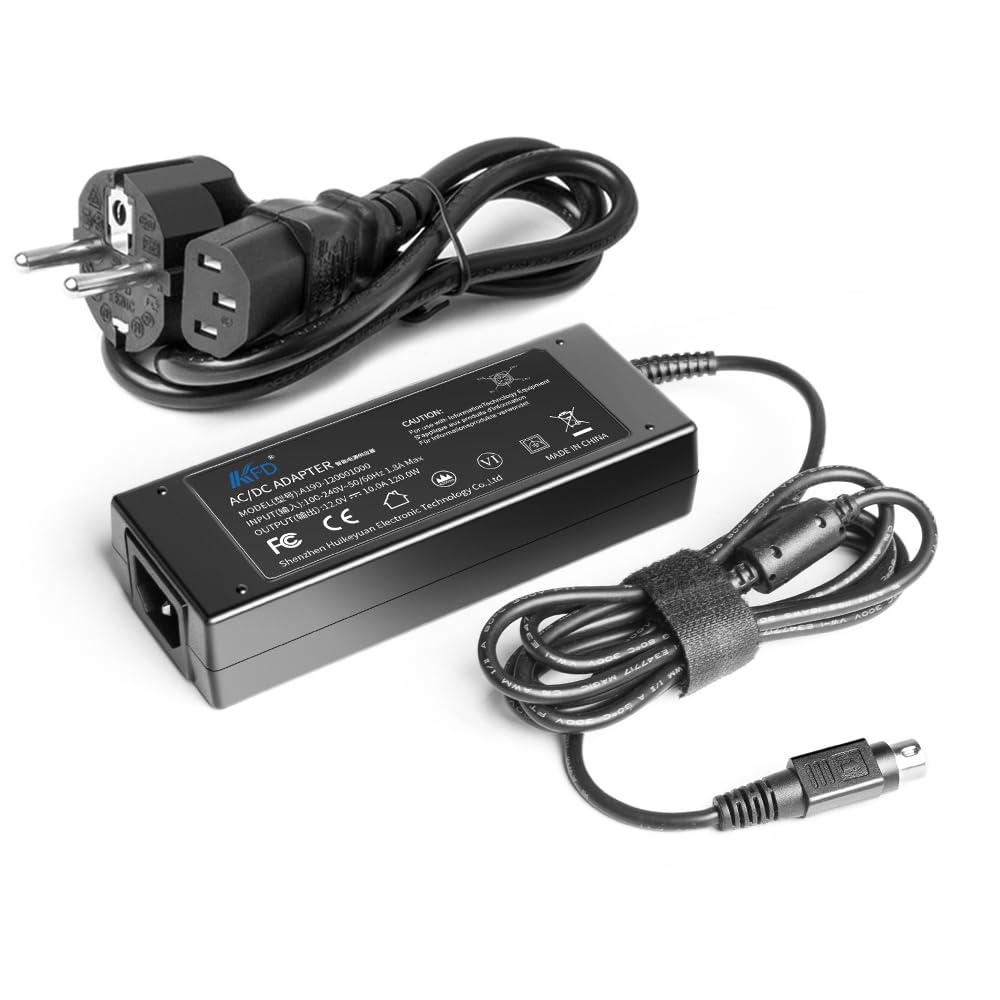 KFD 12V 10A Alimentatore Caricatore per Synology DS916+ DS918+ DS920+ DS923+ DS420+ DS423+ DS620slim DS420j DS720+ DS418 DS718+ Station NAS Enclosure NAS Server Adattatore Caricabatteria Alimentatore
