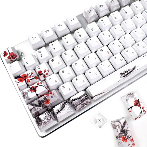 Catekro Set 144 Copritasti MOA Rosa – PBT Sub Tinta – Per Tastiere Meccaniche 60% A 108%