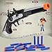 LEZKIDOL Pirate Toy Foam Blaster for Kids Boys Pirate Flintlock Pistol Toy with 20 Foam Darts Pirate Costume Play Accessories Halloween Pirate Cosplay Gift for 3 4 5 6 Year Olds Boys, Silver