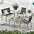 Best Choice Products 4-Piece Outdoor Textilene Patio Conversation Set, Backyard Furniture w/Loveseat, Coffee Table, Steel Frame - Taupe/Charcoal