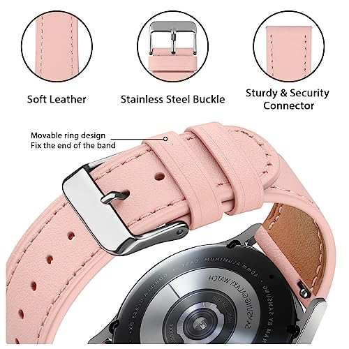 Image of Tobfit Leather 22mm Replacement Band Strap with Metal Buckle for Noise, Fire-Boltt, Boat, Amazfit, beatXp, Samsung Amazfit & Other 22mm Watches