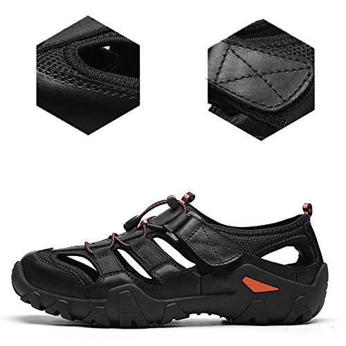 UPIShi Outdoor Fisherman Sandals Close Toe Hiking Climbing Athletic Water Beach Shoes4
