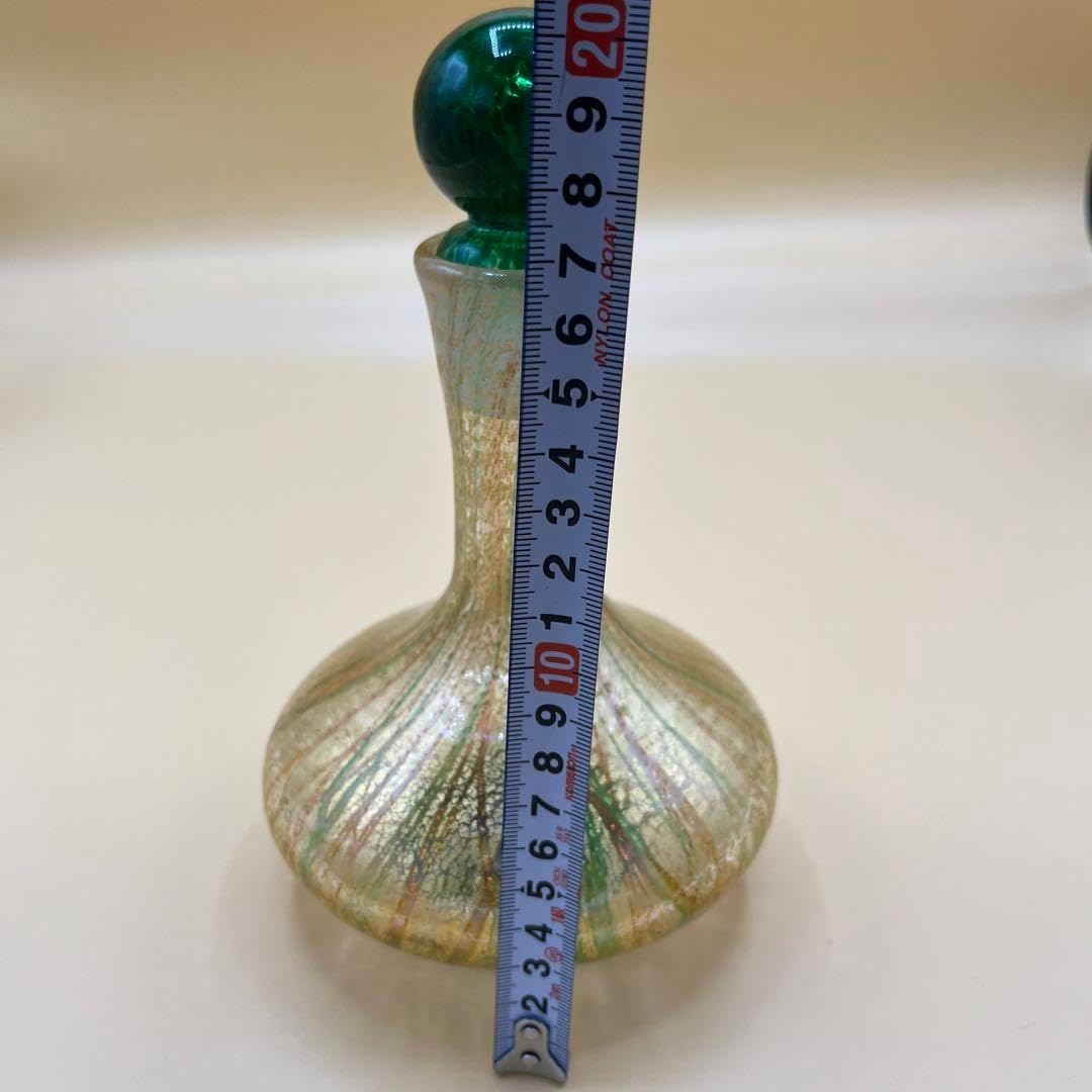 ガラス工芸デカンタ金箔ガラス作家もの ガラス工芸デカンタ金箔ガラス ガラス工芸デカンタ金箔ガラス作家もの ガラス工芸デカンタ金箔ガラス