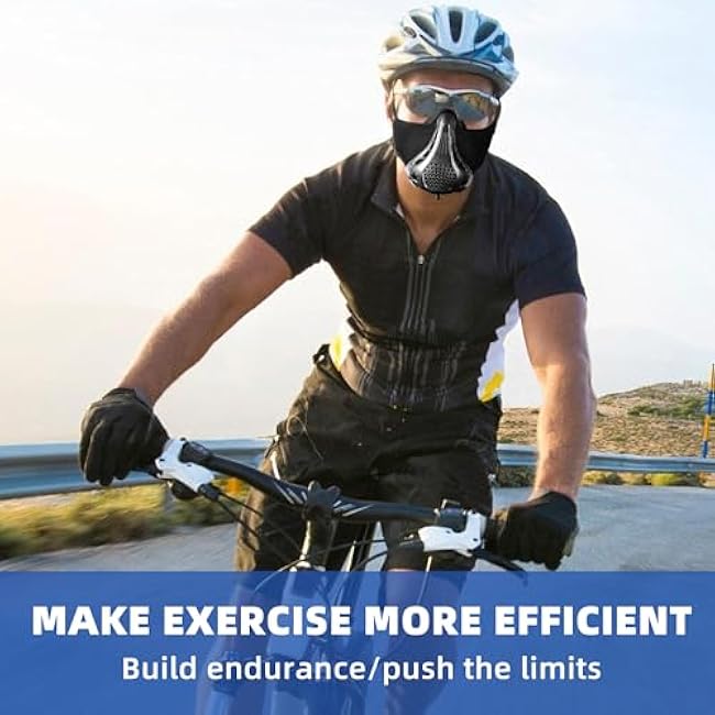 High Altitude Mask,Workout Training Mask£¬Training Mask- Suitable for Gym, Cardio, Fitness, Running, Endurance and HIIT Training
