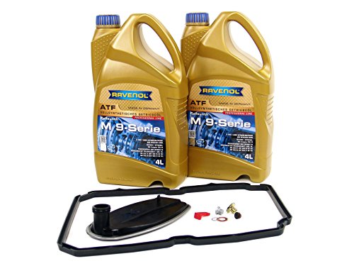 Blau F2A1541-F Automatic Transmission Fluid Change Kit - Compatible with 1997-16 Mercedes E250, E300, E320, E350-5 SPD (Fits ONLY transmissions with Fluid spec MB 236.14)