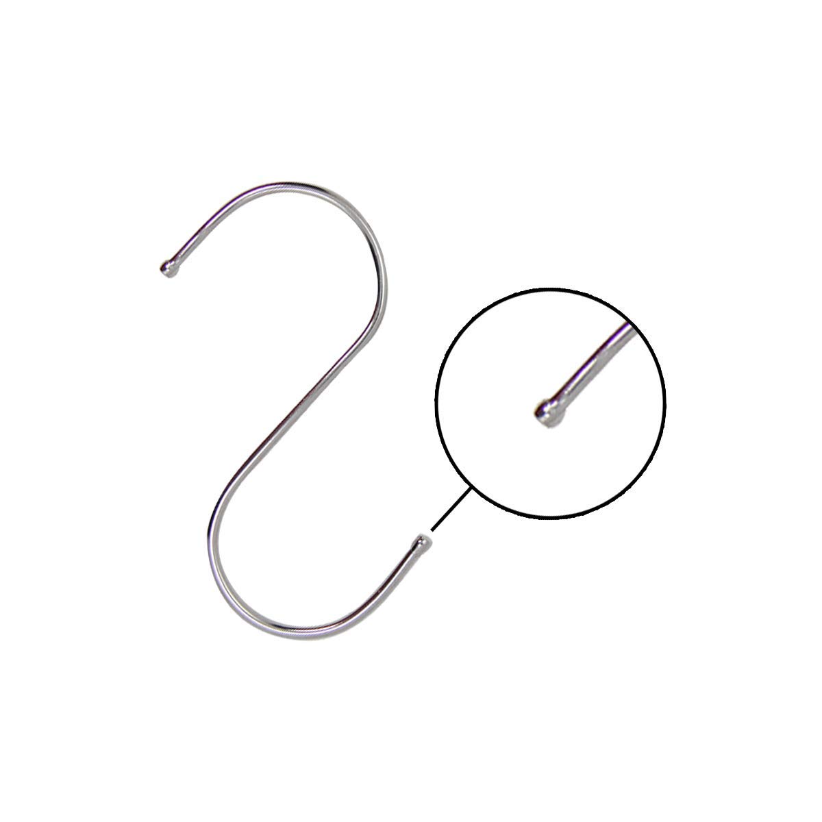 Lot De 8 Crochets En S Extra Larges De 15,2 Cm Très Résistants, En Acier Avec Revêtement En Vinyle Antidérapant, Crochets En S Pour Placard, Jeans, Plantes, Sacs, Vêtements, Pot, Poêle, Tasses