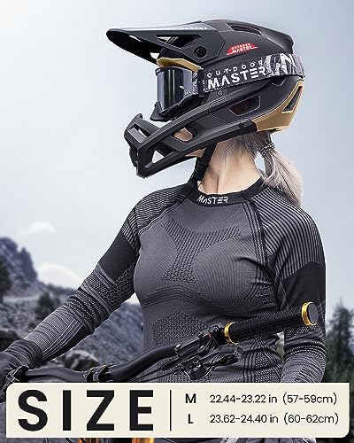 OutdoorMaster Full Face Mountain Bike Helmet for Men &