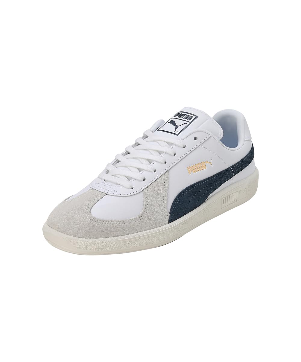 Puma Unisex-Adult Army Trainer White-Warm White-Dark Night Sneaker - 11 UK (38660707) (B0BM9J99K2) Amazon Price History, Amazon Price Tracker