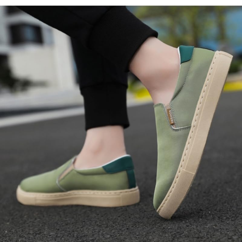 Men's Large Size Canvas Slip-On Sneakers | Effortless Style & All-Day Comfort for Casual Wear3