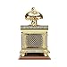 BRTAGG The Ark of The Covenant Replica Gold Plated Statue with Contents, Aaron‘s Rod/Manna/Ten Mandments Stone (Extra Large)