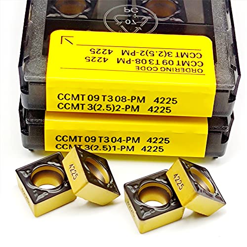 10 piezas inserciones de carburo para torneado CCMT09T304 miniatura 3