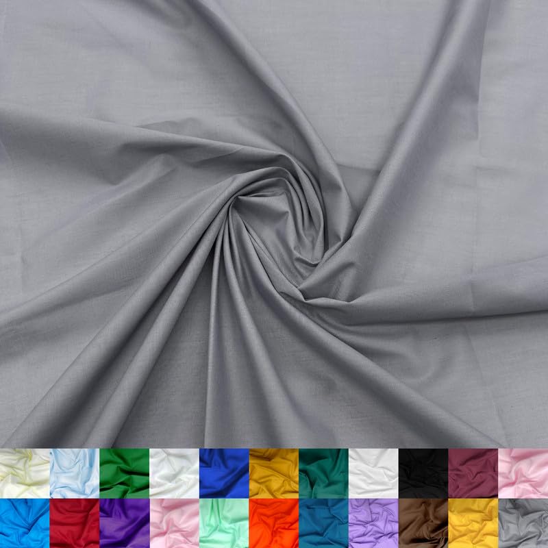 Ice Fabrics Broadcloth Silver