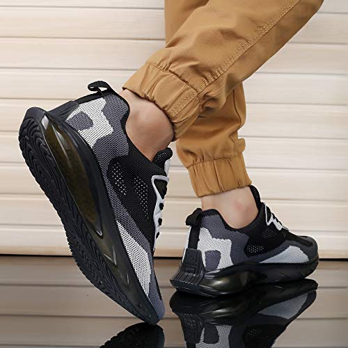 Image of Bacca Bucci Men's Roadrunner 2.0 Running Shoes for Tuff Surface Run with Natural Rubber & Eva Sole and Breathable Upper