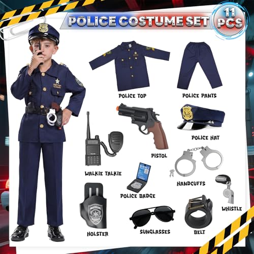 Disfraz de Policía para Niños con Accesorios miniatura 5