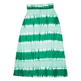Design History Womens Foldover Waist Maxi Skirt XX-Large Emerald Combo
