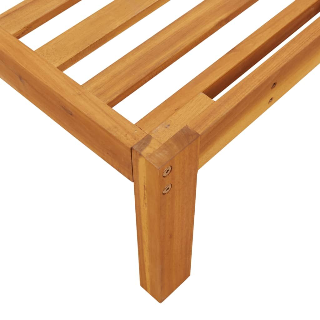 Canapé central palette de jardin bois massif d acacia