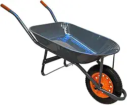 Carrinho de Mão em Aço Carbono Pneu e Câmara Chapa 26mm 60L