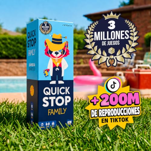 Miniatura 2 de Quickstop Family - Juego de Mesa Familiar sin Pantallas - +6 Años