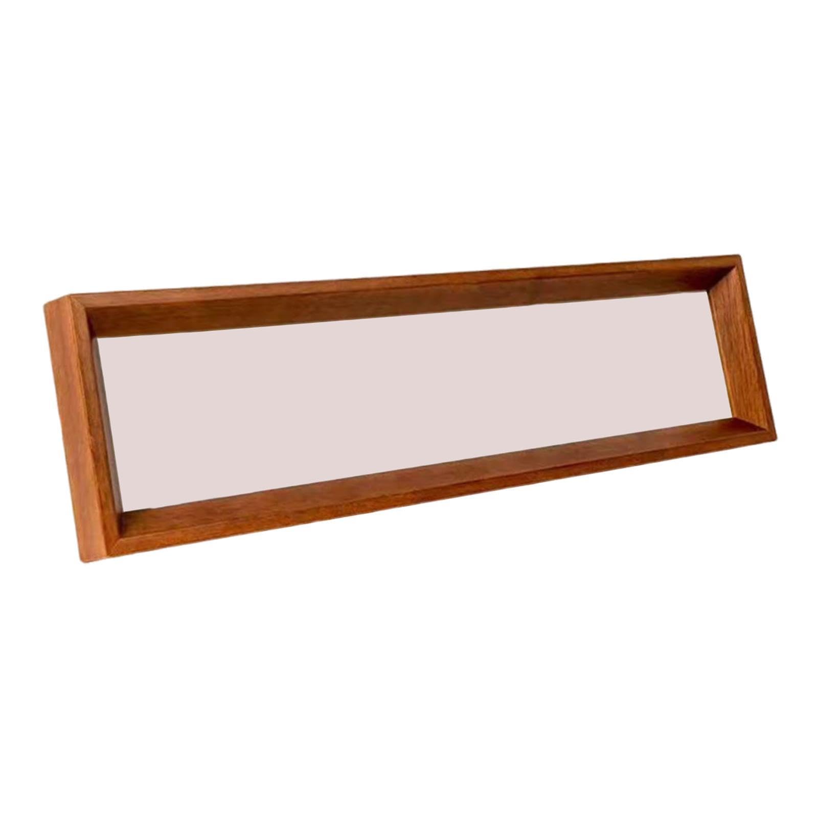 Wooden Painting Frame Decorative Wood Art Frame for Living Room Office Decor 10.5cmx32cm Walnut Color-image-44