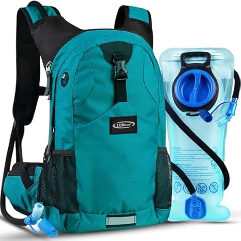 Lunidry Hydration Pack Thermal Insulated Hydration Backpack with 2L BPA Free Leak-Proof Water Bladder, Daypack Perfect for Running, Cycling, Hiking, Climbing-Keep Liquids Cool Up to 4 Hours Cover