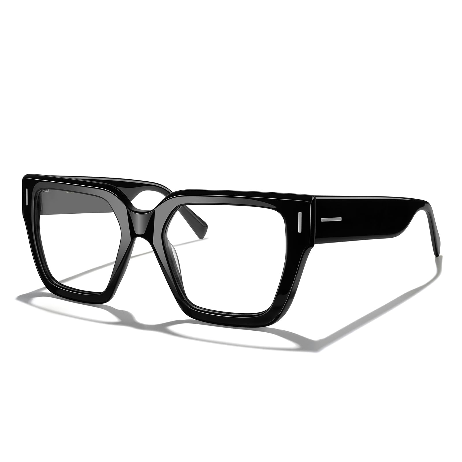 MERRY'S Retro Oversized Hexagon Blue Light Blocking Readers Fashion Reading Glasses for Men Women