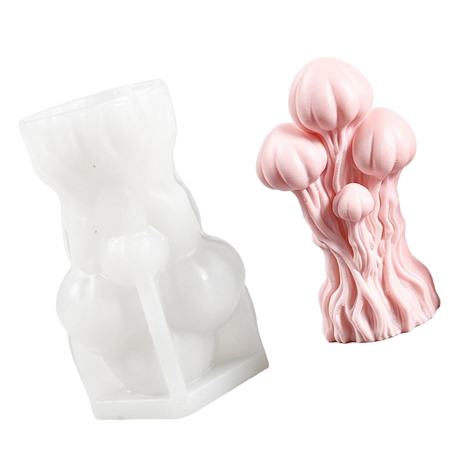 Tsophreniq Miniature Tree Stump House Silicone Molds Multipurpose Silicone for Soap Desserts Making Elastomer Cast