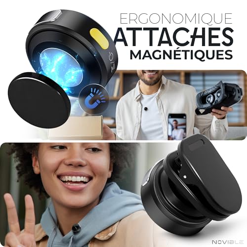 Micro cravate sans fil 2 personnes pour iPhone Android et caméra - 7