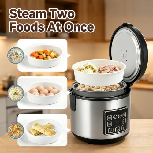Steamer Basket Fit for Aroma Rice Cooker 4 Cup Uncooked / 8 Cup Cooked by MEIJIAYOU - Used condition - Image 4
